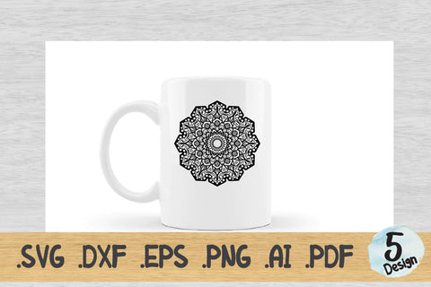 Mandala SVG Collection, Cut File Mandala design dxf SVG artnoy 