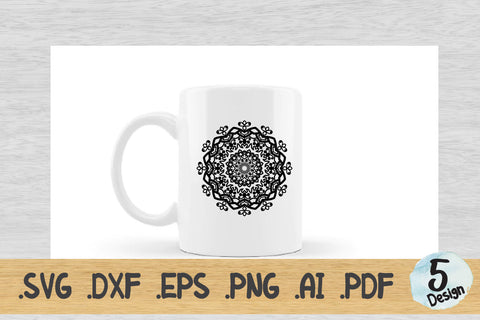 Mandala SVG Collection, Cut File Mandala design dxf SVG artnoy 