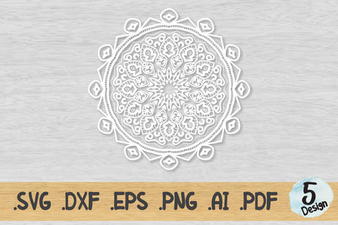 Mandala SVG Collection, Cut File Mandala design dxf SVG artnoy 