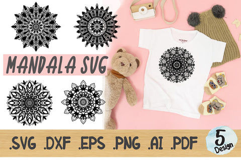 Mandala SVG Collection, Mandala Vector Pattern SVG artnoy 