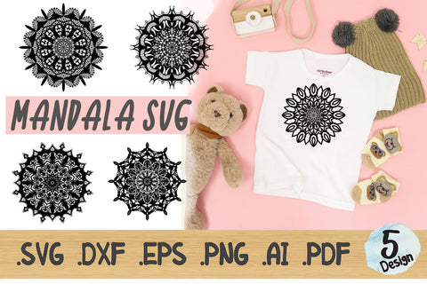 Mandala SVG Collection, Mandala Vector Pattern SVG artnoy 