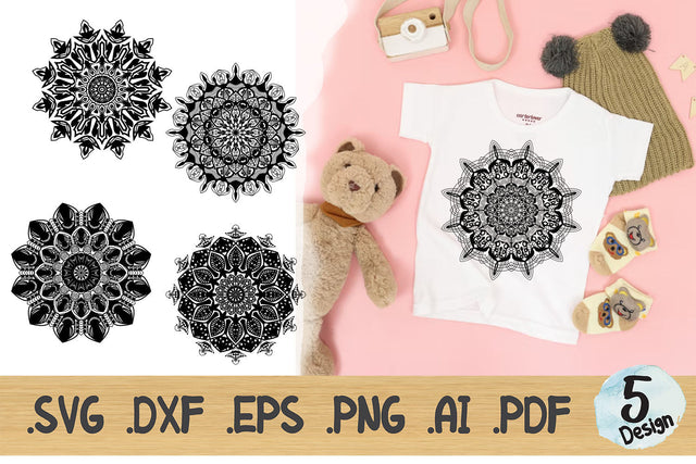 Mandala SVG Collection, Mandala Vector Pattern SVG artnoy 