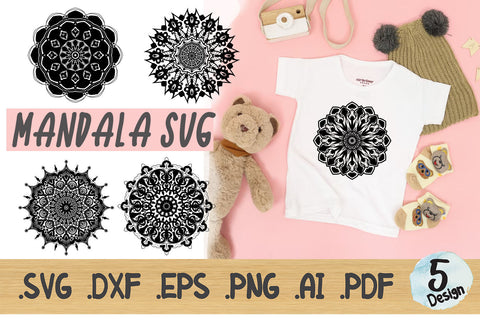 Mandala SVG Collection, Mandala Vector Pattern SVG artnoy 