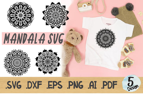 Mandala SVG Collection, Mandala Vector Pattern SVG artnoy 