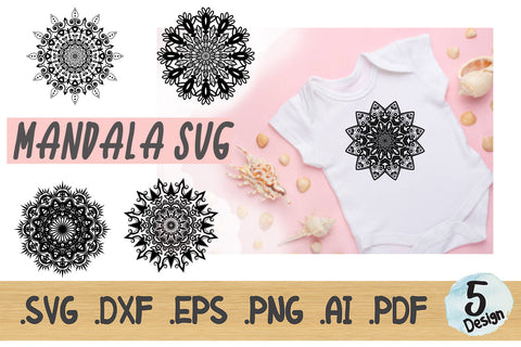 Mandala SVG Collection, Mandala Vector Pattern SVG artnoy 