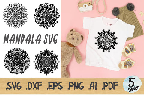 Mandala SVG Collection, Mandala Vector Pattern SVG artnoy 