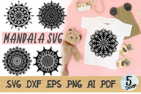 Mandala SVG Collection, Mandala Vector Pattern SVG artnoy 