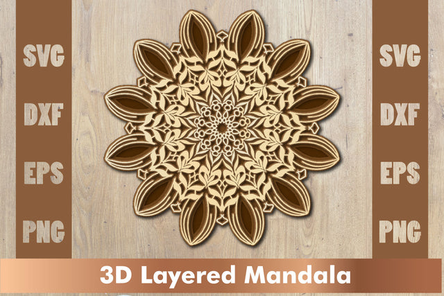 Mandala SVG, Cut File Mandala design dxf SVG artnoy 