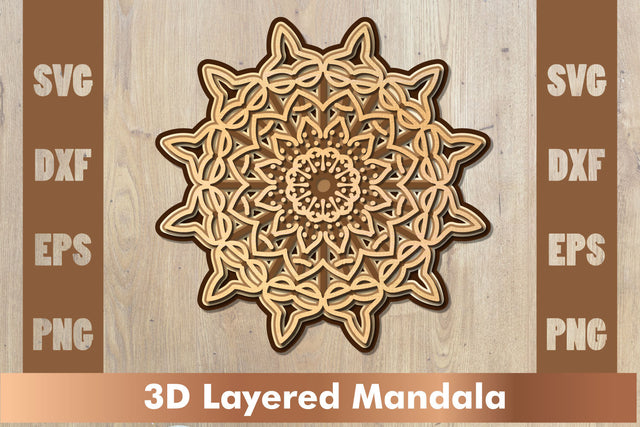 Mandala SVG, Cut File Mandala design dxf SVG artnoy 