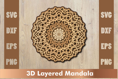 Mandala SVG, Cut File Mandala design dxf SVG artnoy 