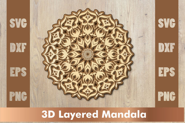 Mandala SVG, Cut File Mandala design dxf SVG artnoy 
