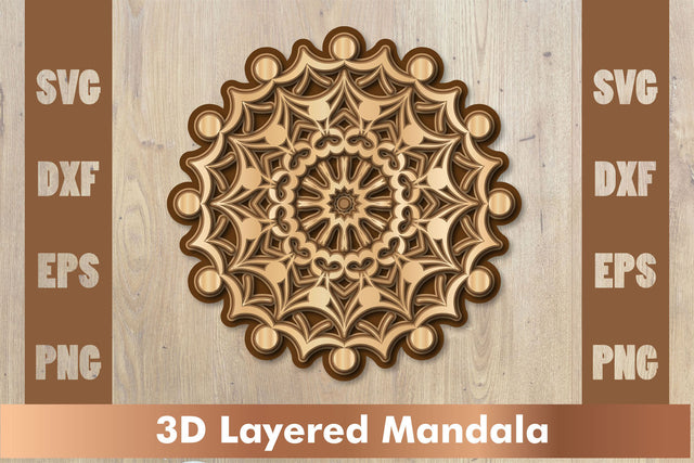 Mandala SVG, Cut File Mandala design dxf SVG artnoy 