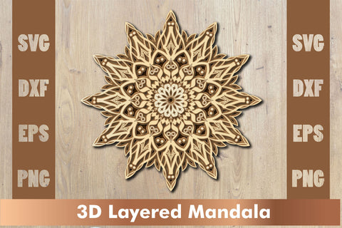 Mandala SVG, Cut File Mandala design dxf SVG artnoy 