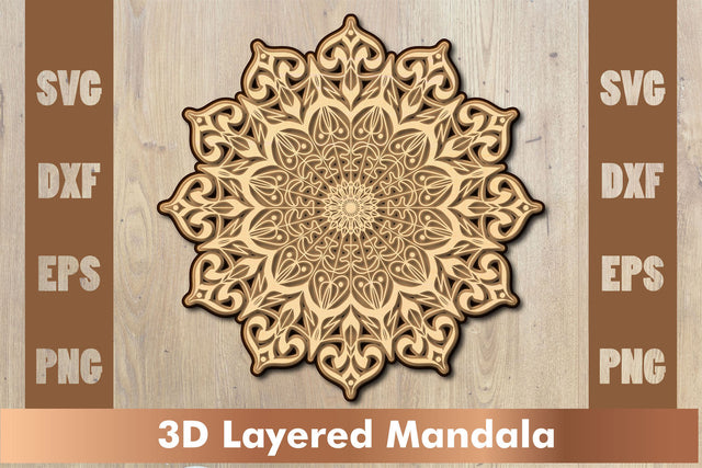 Mandala SVG, Cut File Mandala design dxf SVG artnoy 