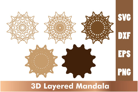 Mandala SVG, Cut File Mandala design dxf SVG artnoy 