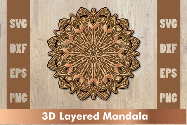 Mandala SVG, Cut File Mandala design dxf SVG artnoy 