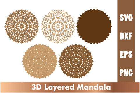 Mandala SVG, Cut File Mandala design dxf SVG artnoy 
