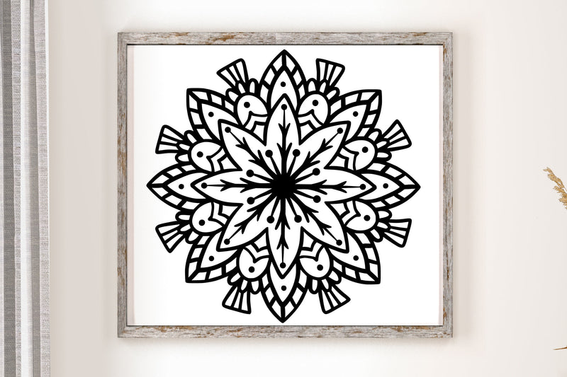 Mandala SVG Cut File SVG dapiyupi store 