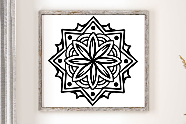 Mandala SVG Cut File SVG dapiyupi store 