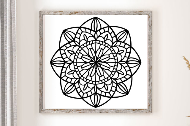 Mandala SVG Cut File SVG dapiyupi store 