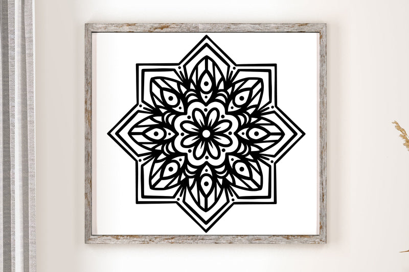 Mandala SVG Cut File SVG dapiyupi store 