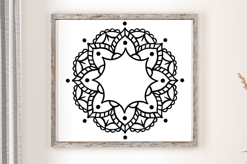 Mandala SVG Cut File SVG dapiyupi store 
