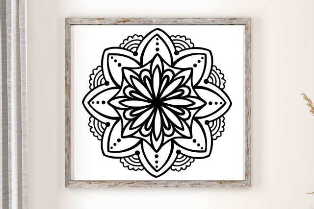 Mandala SVG Cut File SVG dapiyupi store 