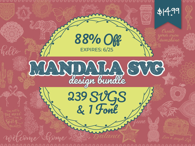Mandala SVG Design Bundle Bundle So Fontsy Design Shop 