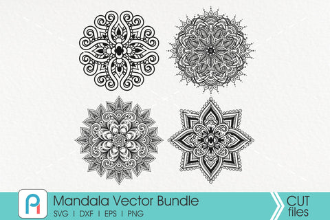 Mandala Svg, Mandala Clip Art, Zentangle Svg, Flourish Svg SVG Pinoyart Kreatib 