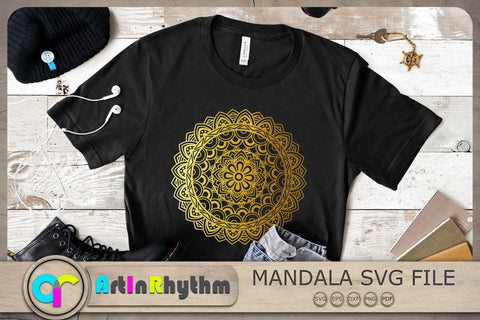 Mandala SVG, Mandala SVG File, Mandala Clipart, Mandala Vector SVG Artinrhythm shop 