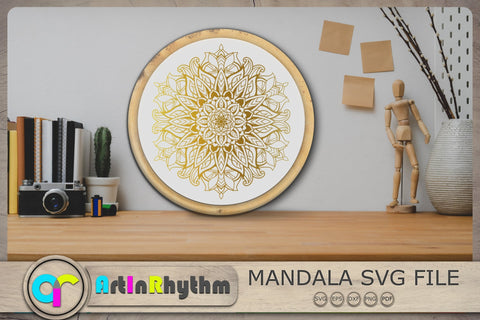 Mandala SVG, Mandala SVG File, Zentangle SVG, Mandala Clipart SVG Artinrhythm shop 