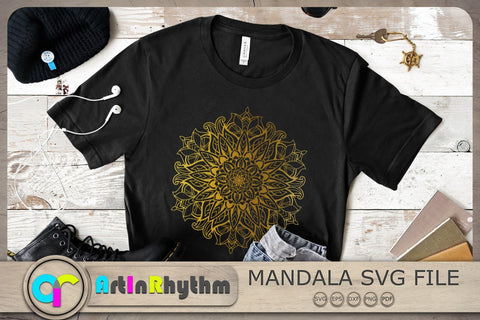 Mandala SVG, Mandala SVG File, Zentangle SVG, Mandala Clipart SVG Artinrhythm shop 