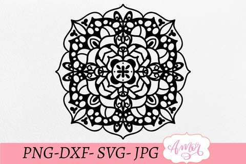 Mandala SVG, simple mandala svg SVG Amorclipart 