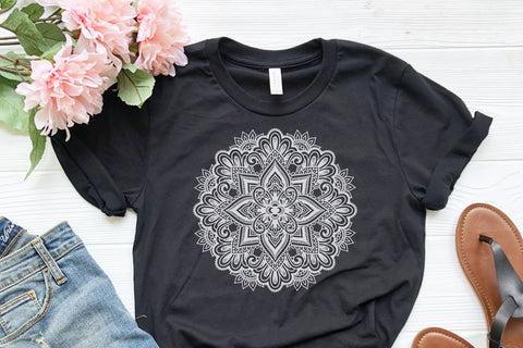 Mandala Svg, Zentangle Svg, Mandala Sunflower Svg, Mandala SVG Pinoyart Kreatib 