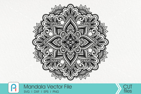 Mandala Svg, Zentangle Svg, Mandala Sunflower Svg, Mandala SVG Pinoyart Kreatib 