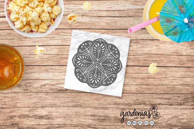 Mandala Tile SVG SVG Gardenias Art Shop 