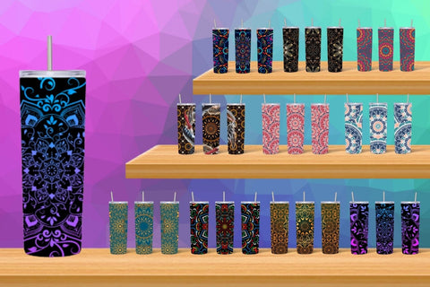 Mandala Tumbler Sublimation Sublimation SvgOcean 