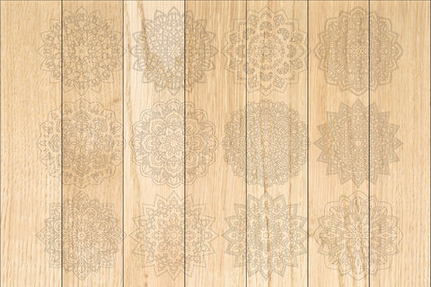 Mandalas Templates For Paper, Vinyl, Laser Cutting SVG Yuliya 