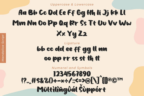 Mandalica Font Madatype Studio 