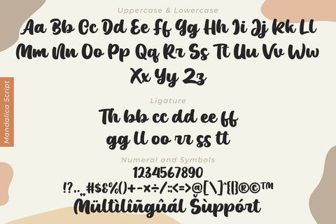 Mandalica Font Madatype Studio 