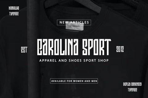 Mandalika - Display Condensed Font Font Masyafi Studio 