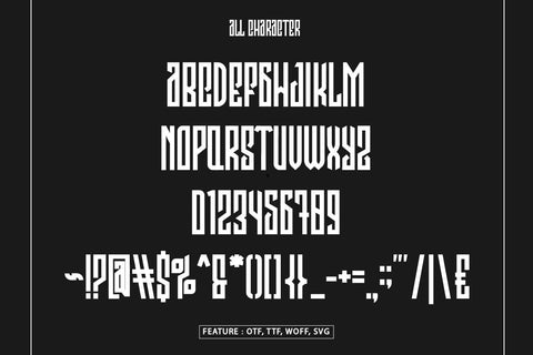 Mandalika - Display Condensed Font Font Masyafi Studio 