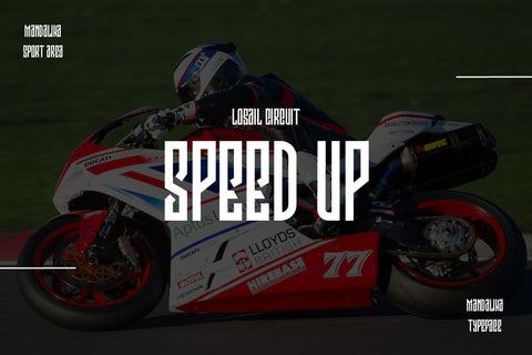 Mandalika - Display Condensed Font Font Masyafi Studio 