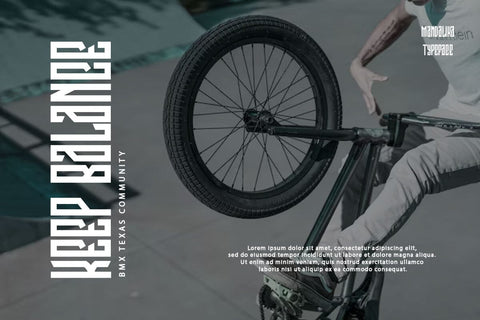 Mandalika - Display Condensed Font Font Masyafi Studio 