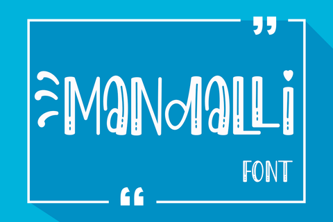 Mandalli Font Supersemar Letter 
