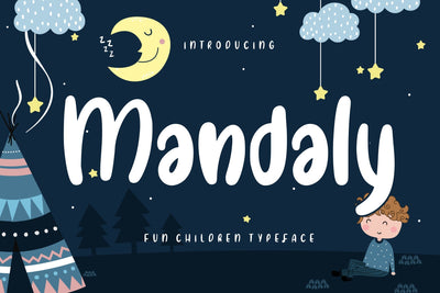 Mandaly Fun Children Typeface Font Creatype Studio 