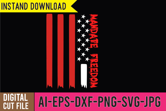 Mandate Freedom SVG Cut File , Mandate Freedom SVG Design SVG BlackCatsMedia 