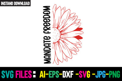 Mandate Freedom SVG Cut File SVG Newmockups 
