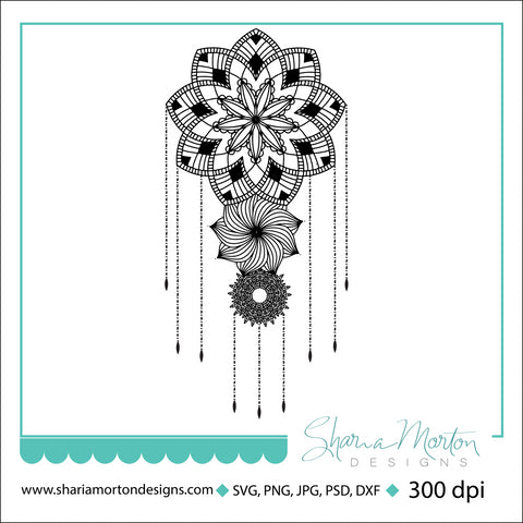 Mandela Dream Catcher sublimation file Sublimation Sharia Morton Designs 