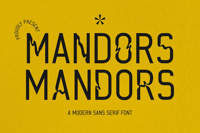 MANDORS Typeface Font Storytype Studio 